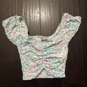 Billabong Multicolor Floral Crop Top